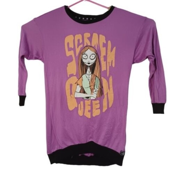 NIGHTMARE BEFORE CHRISTMAS SALLY Womens SLEEPSHIRT Size XS (0-2) - Picture 1 of 7
